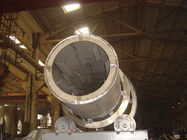 Abb / Siemens Motor Hot Air Industrial Dryer Machine , Rotary Barrel Drying Line